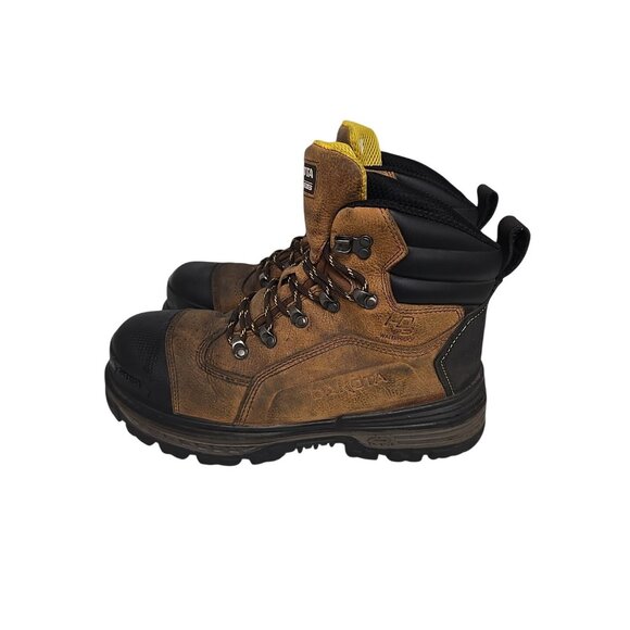 Dakota Men's 6" 6516 CT CP Hyper-Dri 3 Waterproof Safety Work Boots Brown 11M - Picture 6 of 8